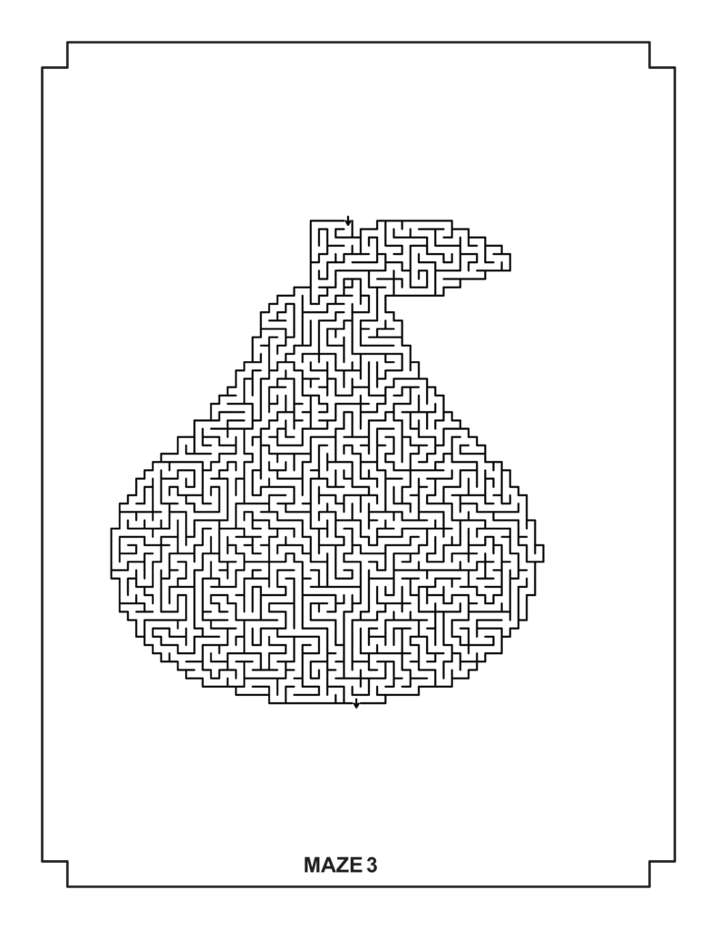 mixed shaped mazes 2